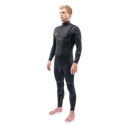 Dakine Mens Cyclone Zip Free Full Suit 3/2 (Black)