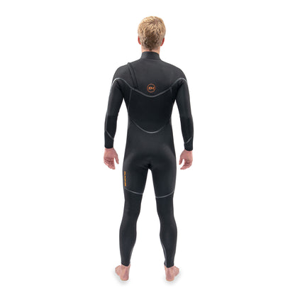 Dakine Mens Cyclone Zip Free Full Suit 3/2 (Black)