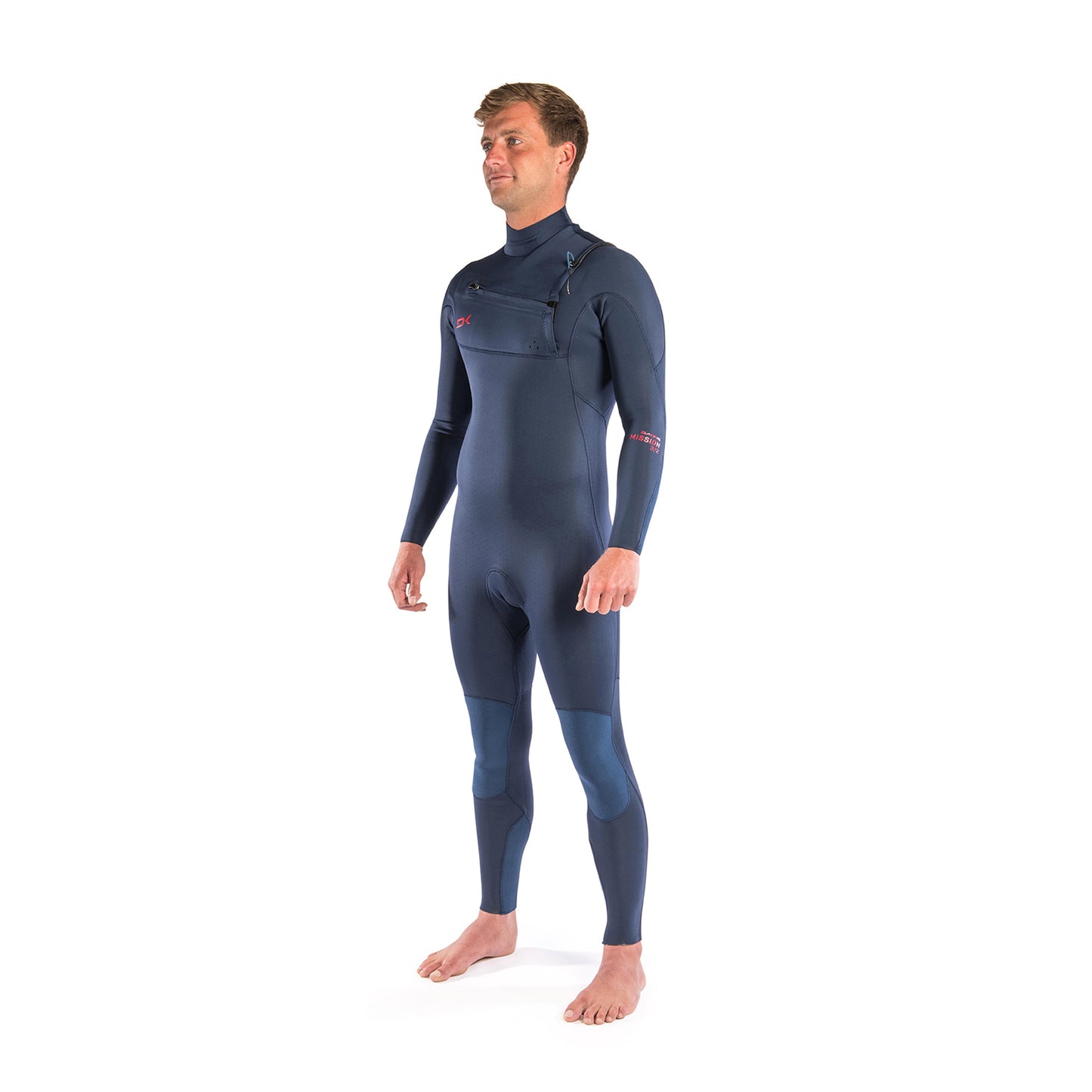 Dakine Mens Mission Chest Zip 3/2mm Full Wetsuit (Ink Blue / Port)