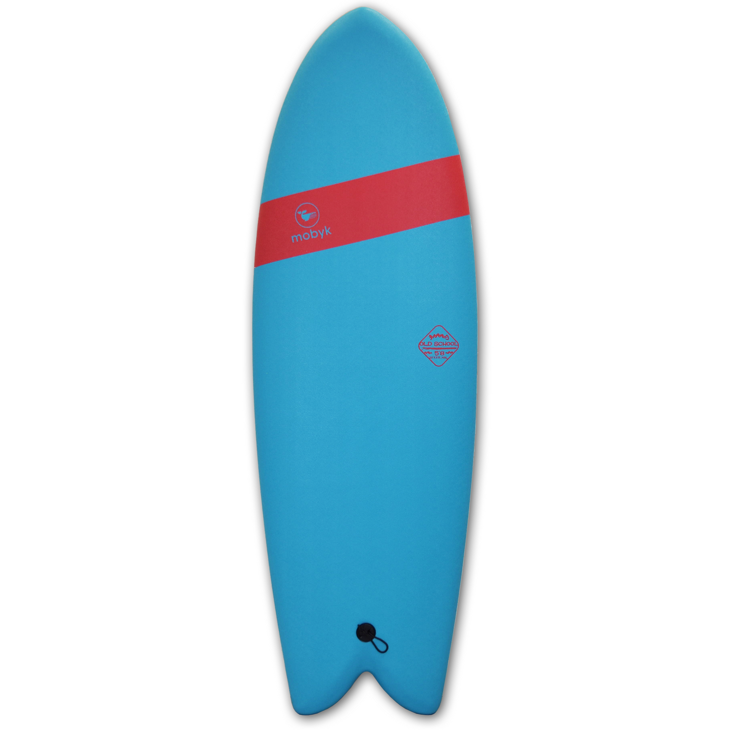 Mobyk 5'8 Old School Softboard - Blue Curacao