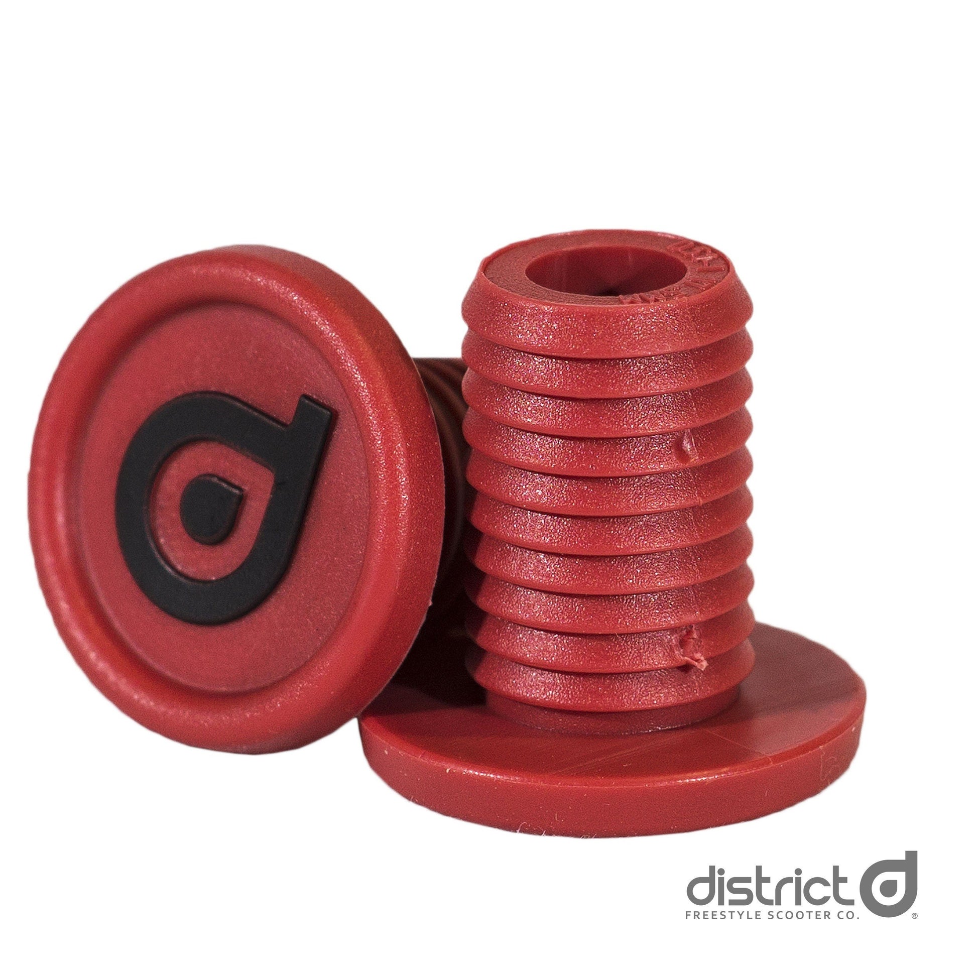 District S-Series BE15S Bar Ends Steel Bars Red